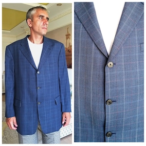 retro wedding Blazer Mens Blazer check blazer wool Blazer Plaid Blazer wool jackets mens coat mens Plaid Jacket mens boho Blazer Sports Coat