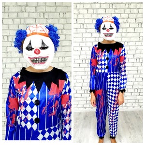 Kinder Clown Kostüm Party Clown Kleidung Halloween Kleidung Jungen Halloween Kostüm Kinder Kostüm Clown Cosplay Regenbogen Clown Overall