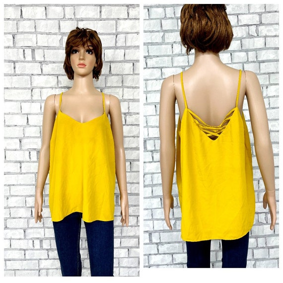 Mujer top 3XL blusa sin mangas mujer blusa mostaza blusa romantica blusa mostaza top mujer camiseta mostaza camisa blusa diaria Etsy Espana