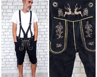 Oktoberfest Clothing Oktoberfest Costume Lederhosen 3XL men