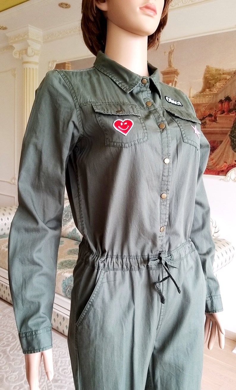 Military Coveralls M Womens Jumpsuit Womens Overalls Military Etsy
