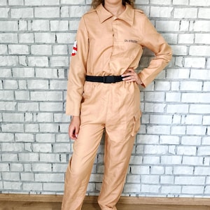 ADULT Ghostbusters Costume S party Clothing halloween Clothing halloween costume Ghostbusters cosplay halloween Ghostbusters jumpsuit