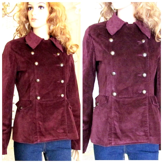 military Clothing Vintage military blazer velvet b