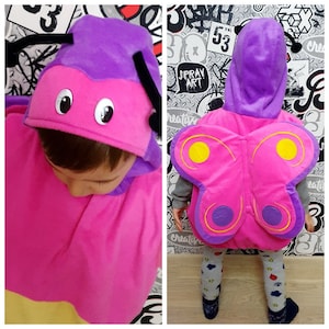 3T kinderen Cosplay kinderen vlinder kostuum kinderen halloween kostuum dieren kostuum peuter kostuum vlinder cape kinderen cape