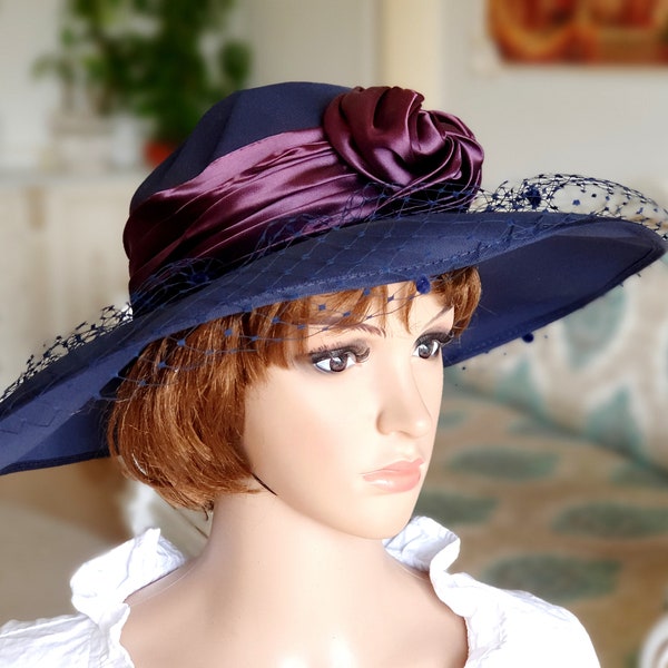 Pillbox Funeral Hat Etsy