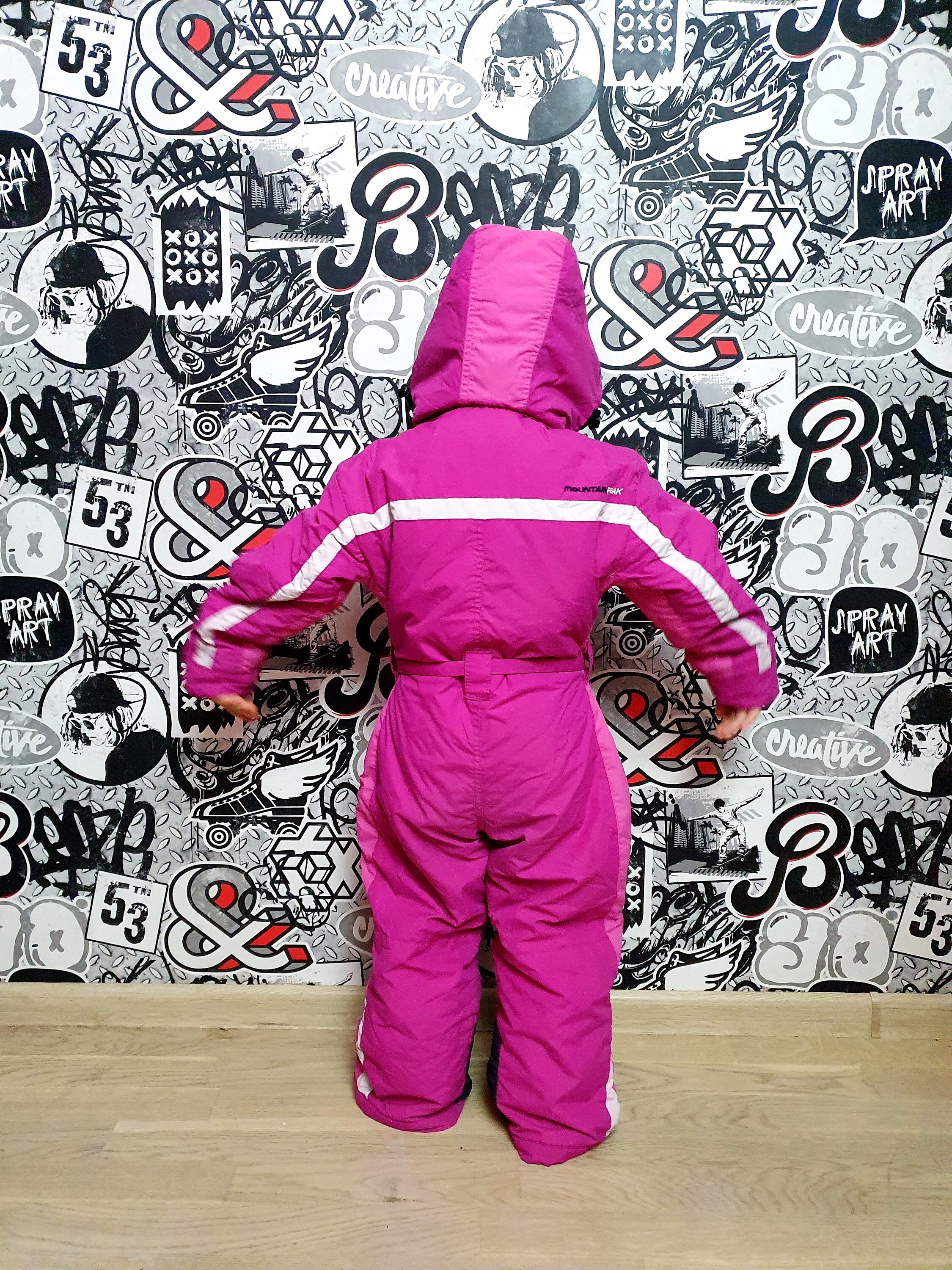 3T Baby Ski Suit Pink Ski Suit Kid Ski Suit Mountain Clothing Etsy