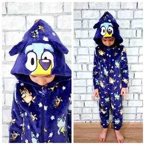 5T kids bingo bluey Print kostuum bluey jumpsuit baby kids halloween Kleding halloween kostuum cosplay kinderen kinderkostuum