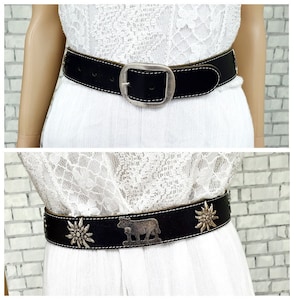 cow Leather Belt Western Belt Genuine leather accessories black leather belt  rodeo belt cowgirl belt cowboy Belt Jeans Belt XL