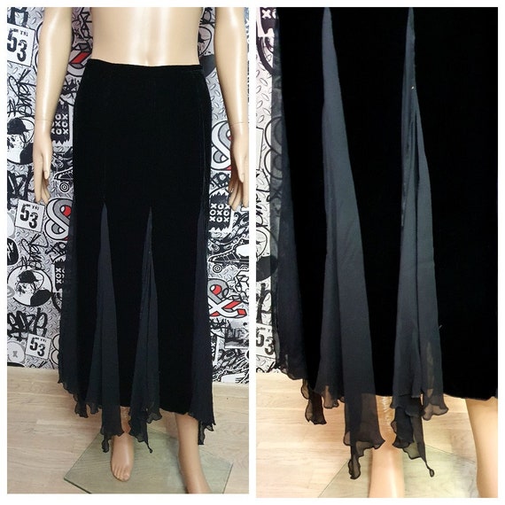 Black maxi top skirt xl