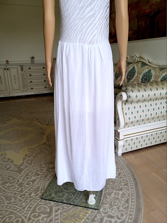 white long dress minimalist wedding dress white s… - image 7