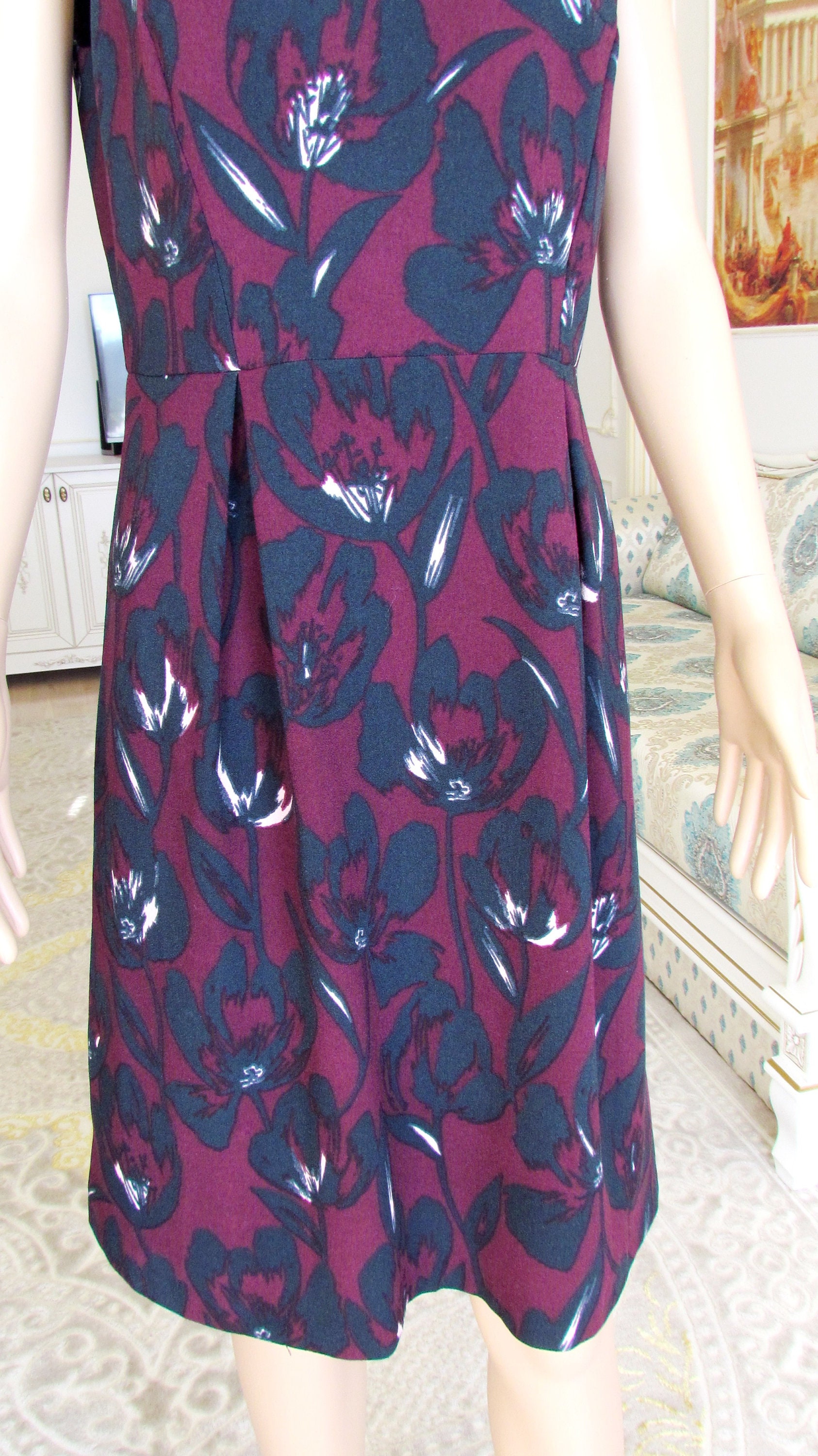 Floral Flower Clothing vintage women dress Flower Dress Etsy