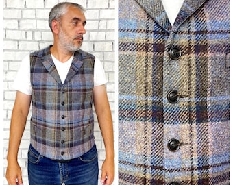 Vintage French Waistcoat Gents 1920s Workwear Antique Worker