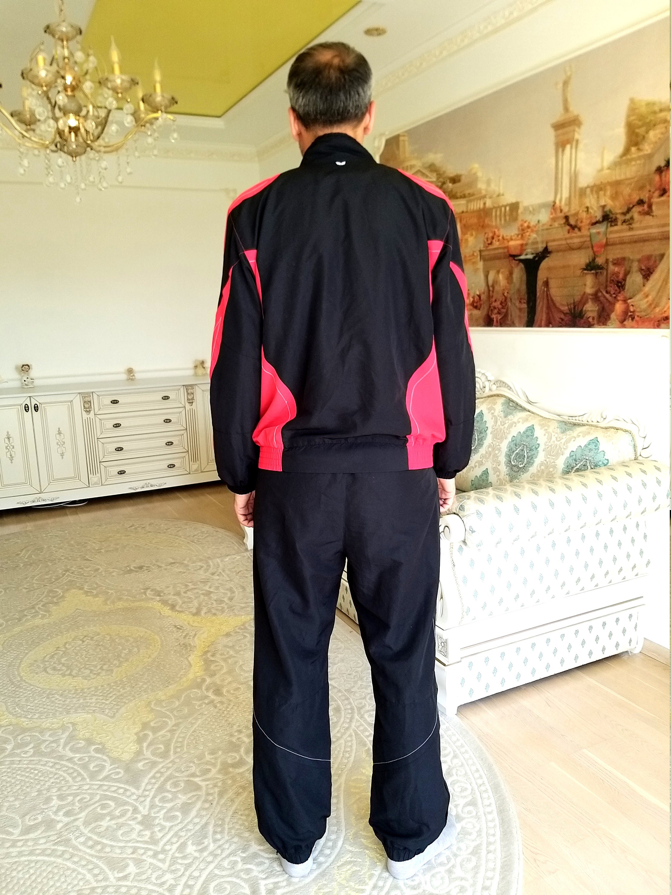 Mens Sportswear 90s Black Track Suit L Mens Track Suit Black Mens Sportswear 90s Black Track Suit L Mens Track Suit Black