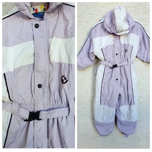 6-7 Jahre Skianzug Lavendel Skianzug Kinder Skianzug Bergbekleidung Skianzug Skianzug Winter Schneeanzug Warmer Overall Jungen Skianzug Kind