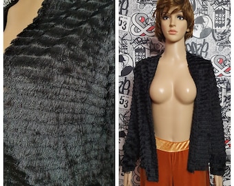 fuzzy Bolero fluffy Bolero Black Bolero M Shrug for dresses Black Shrug Cropped Jacket Black Crop Jacket black Jacket