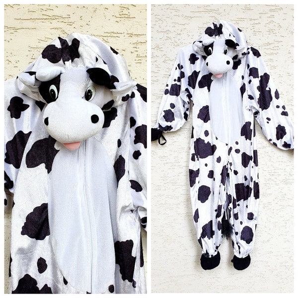 6 years kids cow costume Animal costume cow onesie carnival costume halloween costume  cosplay children