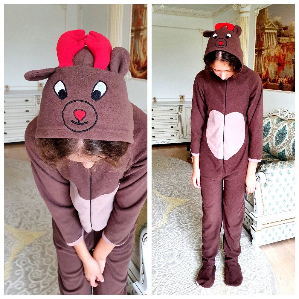 Cotton one piece pajamas adults sale