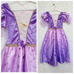 Costume Raiponce pour 9-10 ans robe de princesse enfants robe Raiponce costume d&#39;Halloween Raiponce Vêtements cosplay filles costume pour enfants