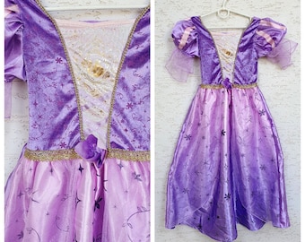 rapunzel costume for 9-10 years princess dress kids rapunzel dress  halloween costume rapunzel Clothing cosplay girls kids costume