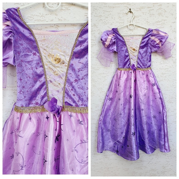 rapunzel costume for 9-10 years princess dress kids rapunzel dress  halloween costume rapunzel Clothing cosplay girls kids costume