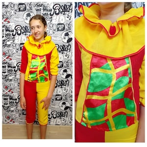 kids clown costume 8 boys Girl carnival costume halloween costume clown cosplay children costume kids costume