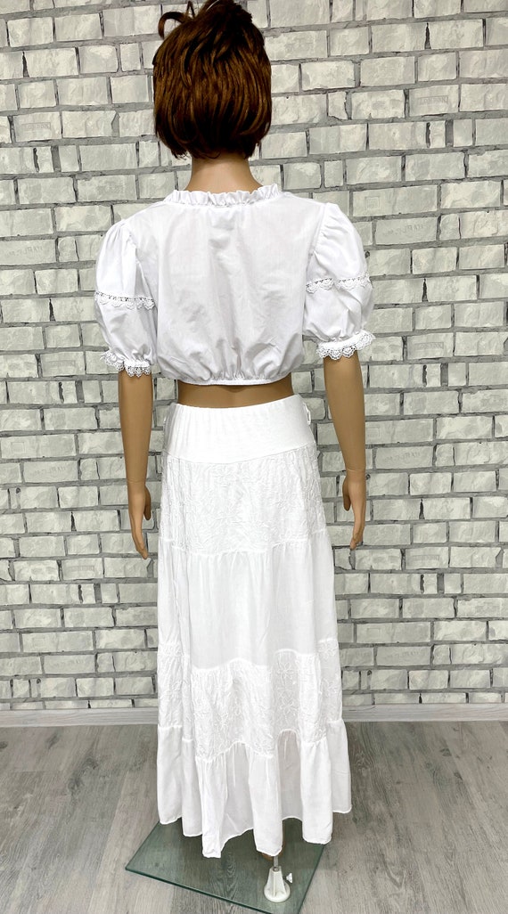 peasant skirt M/L Edwardian skirt Antique Victori… - image 7
