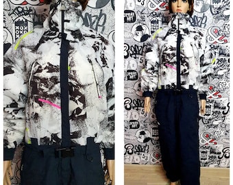 Vintage DESCENTE Ski Suit Retro Ski Suit Snowboarding Suit Vintage