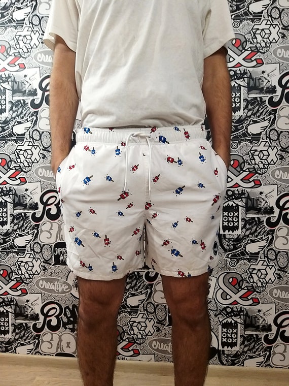 Mens top shorts printed