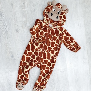 3-6 months kids giraffe costume Animal costume halloween costume Bodysuit  giraffe Kigurumi Jumpsuit Romper animal onesie