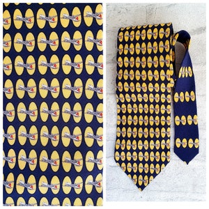 Airplane Tie  air Necktie Aviation Air Force tie collectible tie novelty tie holiday tie Unlimited Necktie Statement Tie air print tie