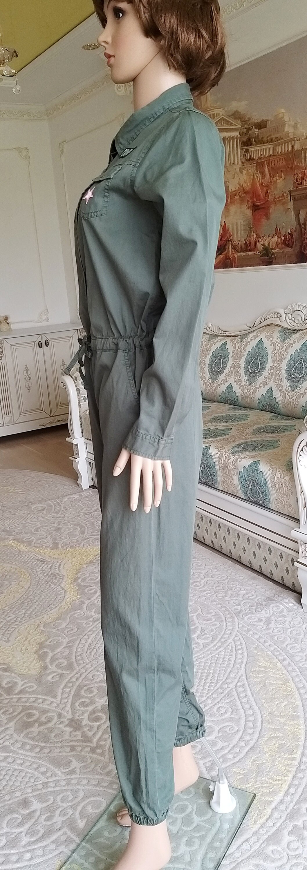 Military Coveralls m womens Jumpsuit womens Overalls Military Etsy