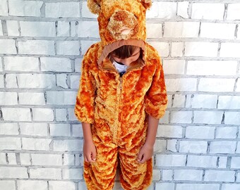 Bear Costume Bären Einteiler Erwachsene Sherpa Fle Produktbild-Vorschau 7