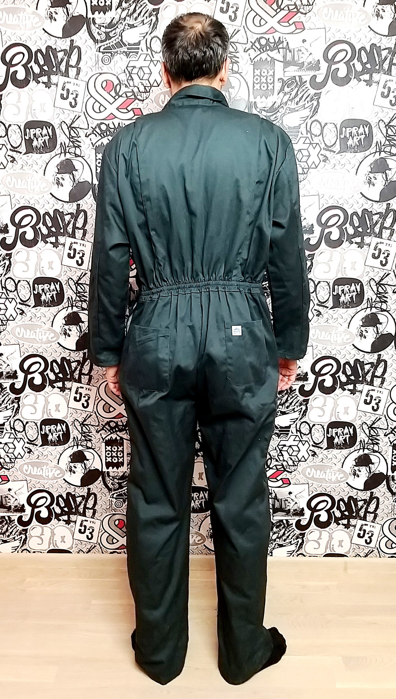 One Piece green Coveralls vintage green Jumpsuit mens Overalls Etsy