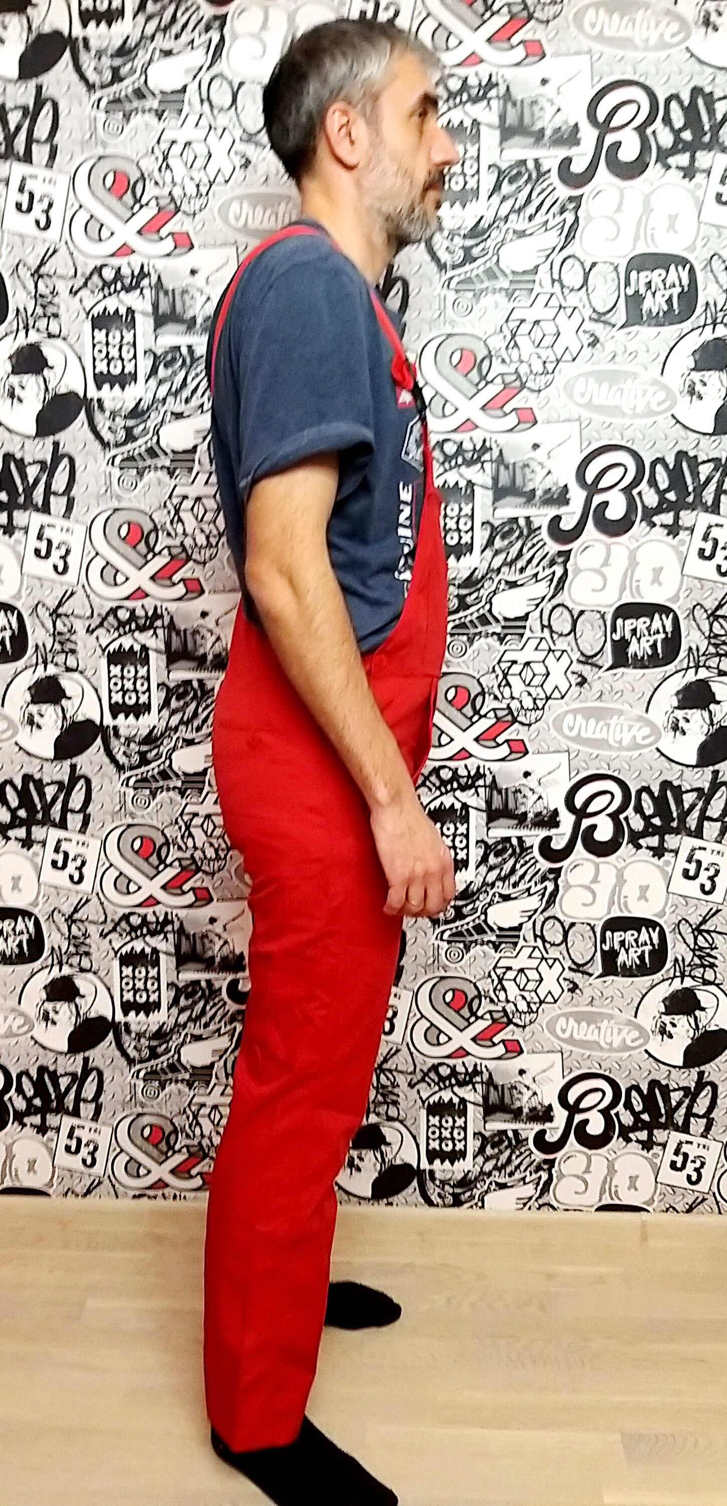 Mens Coveralls mens Overalls utility Red workwear Red Etsy