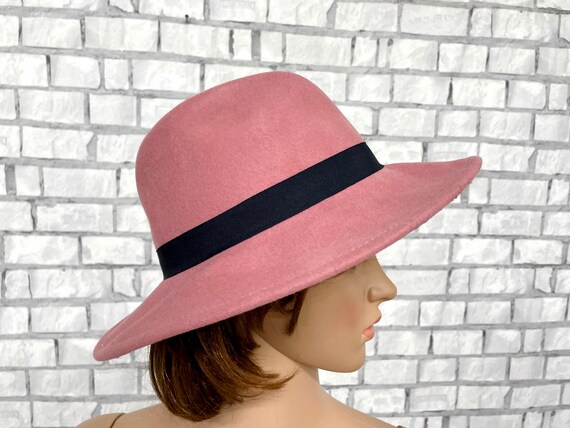 mothers day gift Fedora Hat women Felt Hat wool h… - image 5