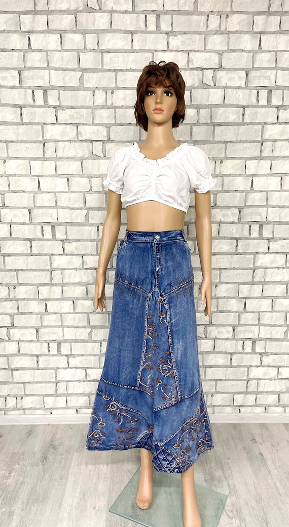 Jean skirt xl hotsell