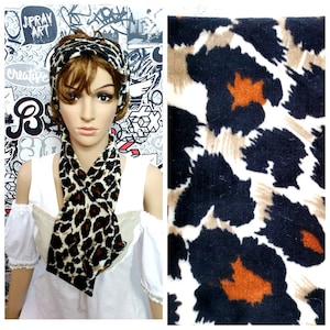 women accessories Skinny shawl Skinny Scarf Hair Scarf for women animal print shawl leopard print shawl leopard scarf velvet  women Scarf