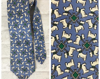 bruiloft stropdas dierenprint dieren stropdas hond print stropdas vintage mens stropdas heren stropdas voor mannen zijden stropdas zijden stropdas hond stropdas hond stropdas