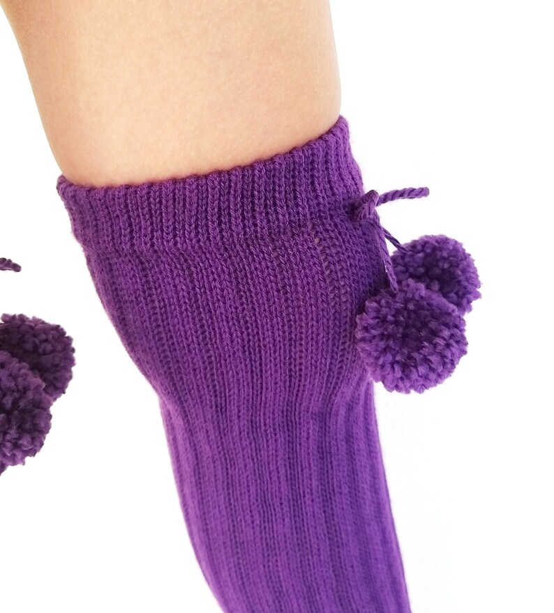 Winter Fashion Purple Leg Warmers Crochet Leg Warmers Womens Etsy