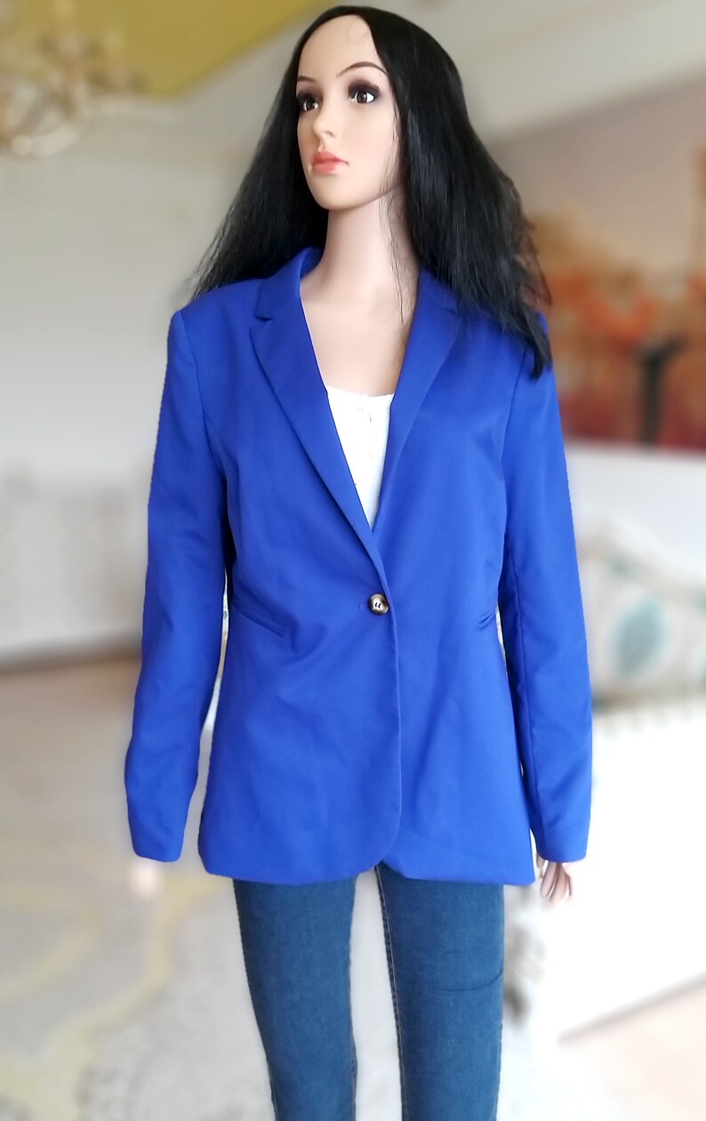Womens Blazer Purple Jacket Purple Blazer Womens Jacket Etsy