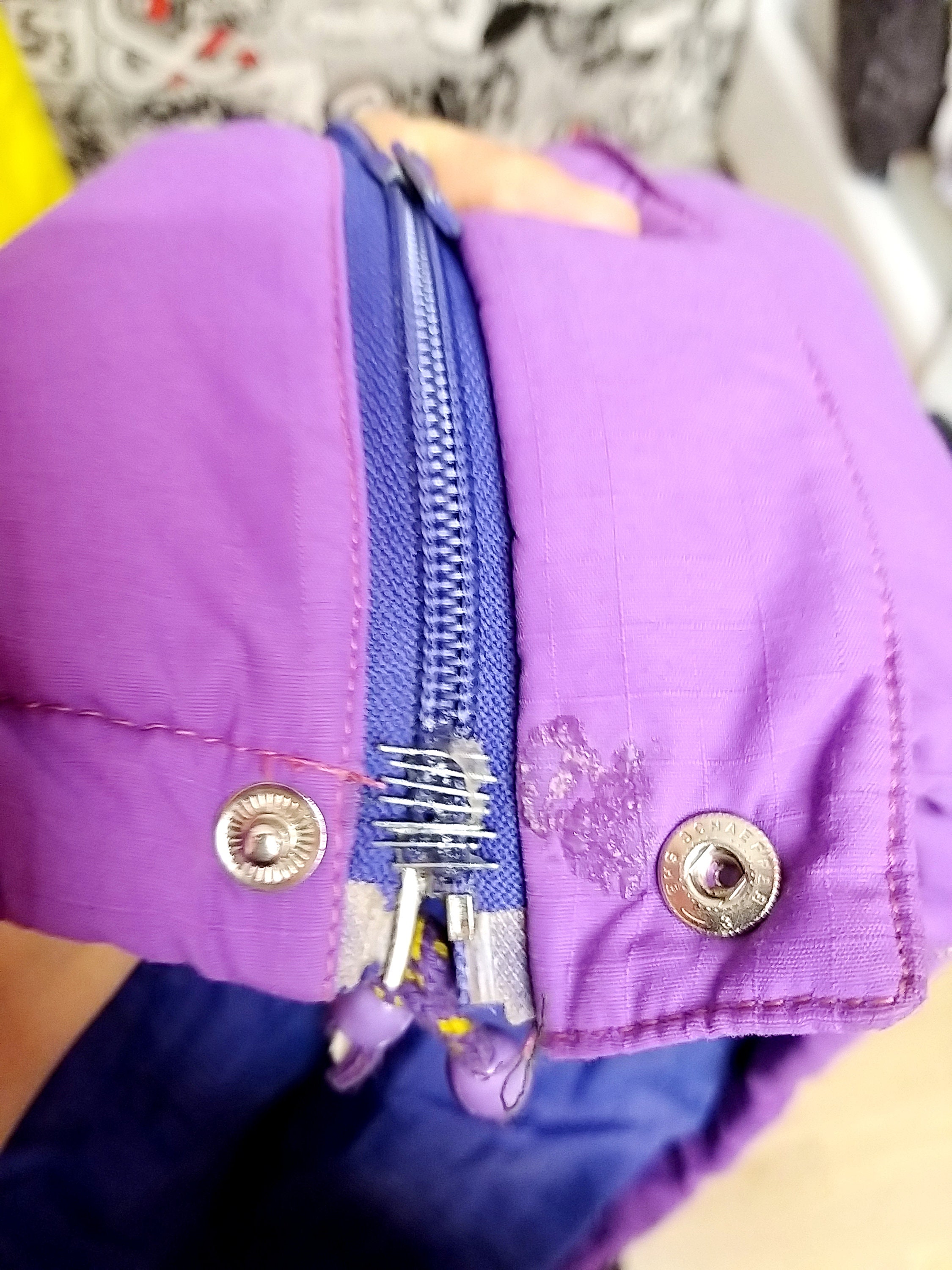 Retro Ski Jacket Womens Clothing Purple Warm Jacket Winter Etsy