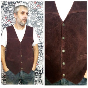 Gilet da cowboy donna o uomo adulto western per carnevale pezzato