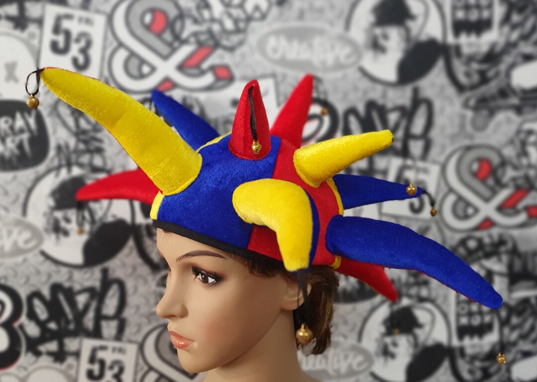ADULT Jester Costume Accessories Costume Hat Jester Hat Etsy