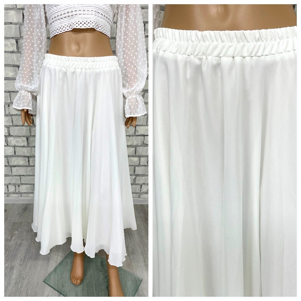 Ivory Wrap Skirt Etsy