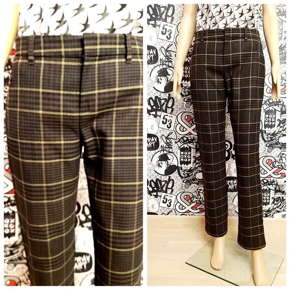 tartan golf pants