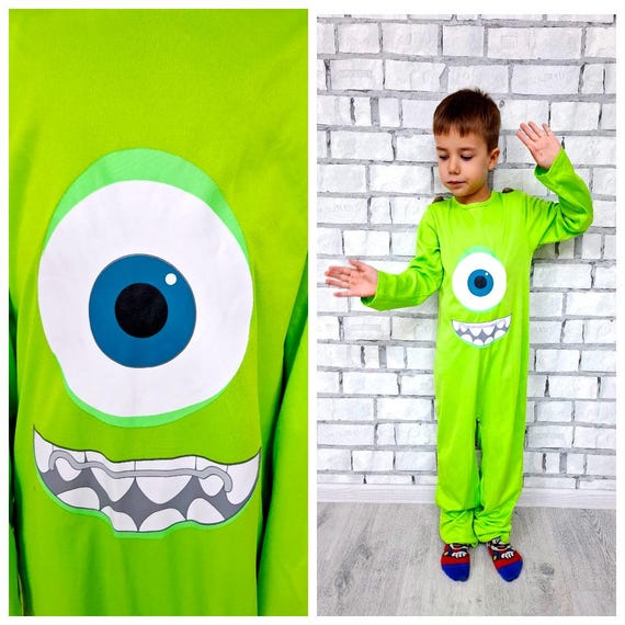 7 YEARS Kids Mike Wazowski Costume Kids Party Costume MONSTER INC Kids Halloween Clothing Children Halloween Costume Cosplay Etsy UK