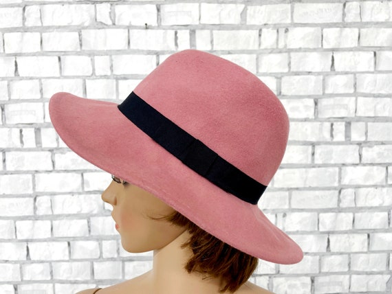 mothers day gift Fedora Hat women Felt Hat wool h… - image 2