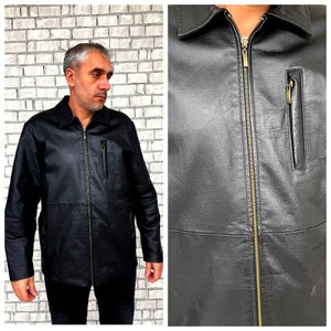 veste en cuir pour hommes L Veste pour hommes Blazer noir pour hommes Vestes noires blazer en cuir pour hommes Vestes de costume Veste de soirée blazer classique pour hommes