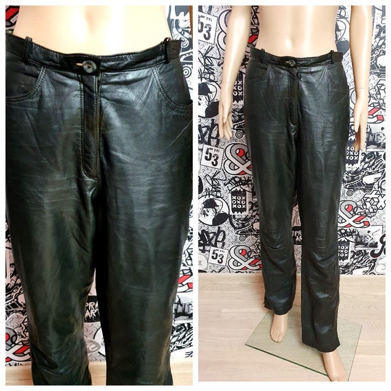 Cowgirl Clothing Womens Leather Pants M Dark Brown Leather Pants Suede  Pants Leather Trousers Suede Trousers Cowgirl Pants Western Pants -   Ireland