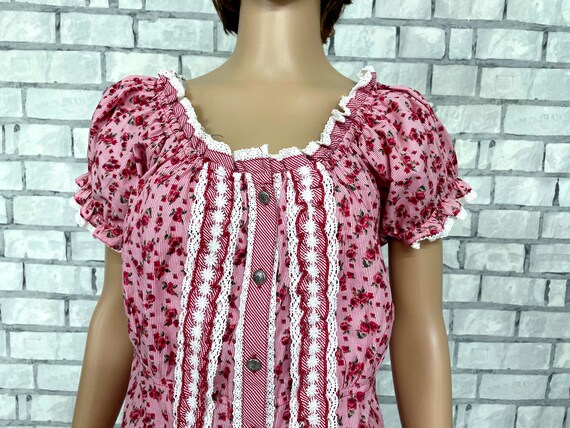 oktoberfest clothing Dirndl Blouse Crop Blouse fo… - image 3